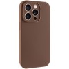Чохол Silk Full Camera Protective (AA) NO LOGO для Apple iPhone 13 Pro Max (6.7") Коричневий / Brown