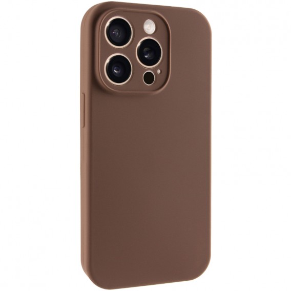 Чохол Silk Full Camera Protective (AA) NO LOGO для Apple iPhone 13 Pro Max (6.7") Коричневий / Brown