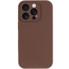Чохол Silk Full Camera Protective (AA) NO LOGO для Apple iPhone 13 Pro Max (6.7") Коричневий / Brown