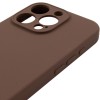 Чохол Silk Full Camera Protective (AA) NO LOGO для Apple iPhone 13 Pro Max (6.7") Коричневий / Brown