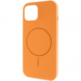 Чохол для iPhone 11 Epik Silk Full Protective (AA) NO LOGO with Magnetic Fit, силікон, Помаранчевий / Orange