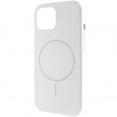 Чохол для iPhone 11 Epik Silk Full Protective (AA) NO LOGO with Magnetic Fit, силікон, Білий / White