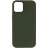 Чохол для iPhone 11 Epik Silk Full Protective (AA) NO LOGO with Magnetic Fit, силікон, Зелений / Cyprus Green