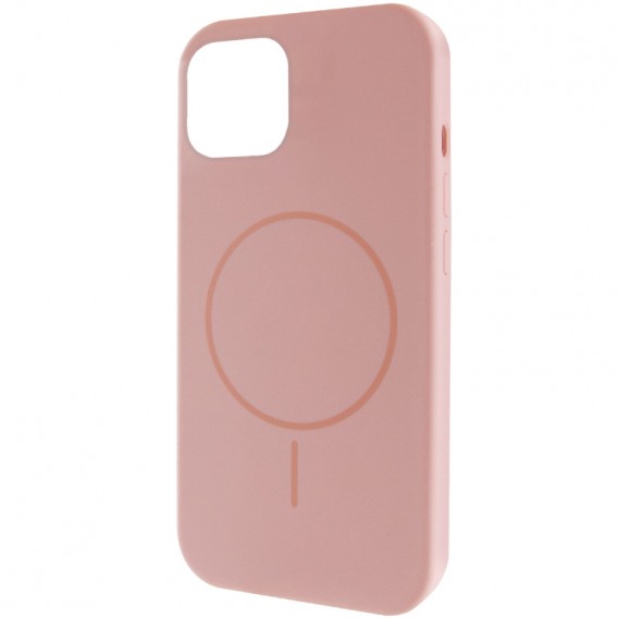 Чохол для iPhone 11 Epik Silk Full Protective (AA) NO LOGO with Magnetic Fit, силікон, Рожевий / Pink Sand