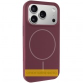 Чохол для iPhone 17 Pro Silk Full Protective (AA) NO LOGO з Magnetic Fit, Бордовий / Plum Чохол для iPhone 17 Pro Silk Full Protective (AA) NO LOGO з Magnetic Fit, Бордовий / Plum