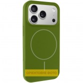 Чохол для iPhone 17 Pro Silk Full Protective (AA) NO LOGO з Magnetic Fit, Зелений / Dark Olive