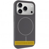 Чохол для iPhone 17 Pro Silk Full Protective (AA) NO LOGO з Magnetic Fit, Сірий / Dark Gray