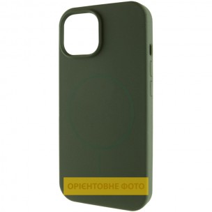 Чохол для iPhone 17 Pro Max Epik Silk Full Protective (AA) NO LOGO with Magnetic Fit, силікон, Зелений / Cyprus Green Чохол для iPhone 17 Pro Max Epik Silk Full Protective (AA) NO LOGO with Magnetic Fit, силікон, Зелений / Cyprus Green