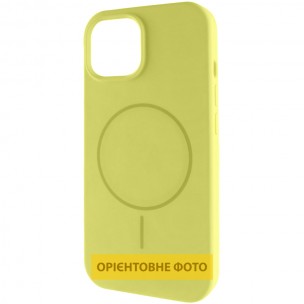 Чохол для iPhone 17 Pro Max Epik Silk Full Protective (AA) NO LOGO with Magnetic Fit, силікон, Жовтий / Lemon Yellow Чохол для iPhone 17 Pro Max Epik Silk Full Protective (AA) NO LOGO with Magnetic Fit, силікон, Жовтий / Lemon Yellow