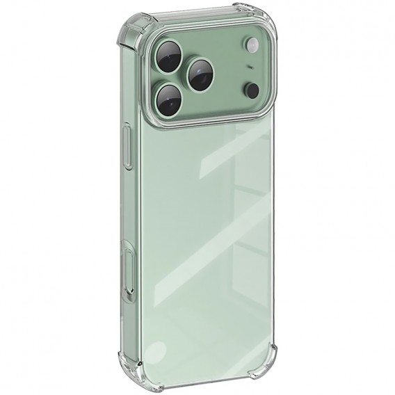 TPU чохол GETMAN Ease logo посилені кути для Apple iPhone 17 Pro Max / 18 Pro Max (6.9") Безбарвний (прозорий) TPU чохол GETMAN Ease logo посилені кути для Apple iPhone 17 Pro Max / 18 Pro Max (6.9") Безбарвний (прозорий)