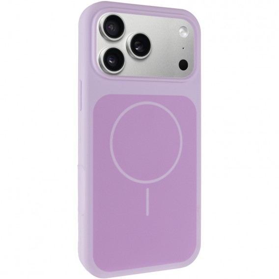 Чохол Silk Duo Color (AA) NO LOGO with Magnetic Fit для Apple iPhone 17 Pro Max / 18 Pro Max (6.9") Lilac