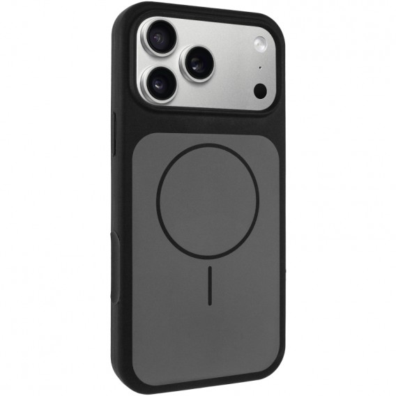 Чохол Silk Duo Color (AA) NO LOGO with Magnetic Fit для Apple iPhone 17 Pro Max / 18 Pro Max (6.9") Black