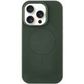 Чехол для iPhone 16 Pro Silk Full Protective (AA) NO LOGO with Magnetic Fit, силикон, Зеленый / Cyprus Green Чехол для iPhone 16 Pro Silk Full Protective (AA) NO LOGO with Magnetic Fit, силикон, Зеленый / Cyprus Green