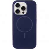 Чехол для iPhone 16 Pro Silk Full Protective (AA) NO LOGO with Magnetic Fit, силикон, Темно-синий / Midnight blue Чехол для iPhone 16 Pro Silk Full Protective (AA) NO LOGO with Magnetic Fit, силикон, Темно-синий / Midnight blue
