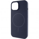 Чохол для iPhone 14 Epik Silk Full Protective з Magnetic Fit, Темно-синій / Midnight Blue