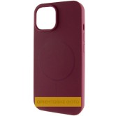Чехол для iPhone 17 Epik Silk Full Protective (AA) NO LOGO with Magnetic Fit, силикон, Бордовый / Plum