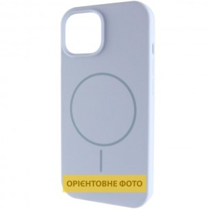 Чохол для iPhone 17 Epik Silk Full Protective (AA) NO LOGO with Magnetic Fit, силікон, Блакитний / Lilac Blue Чохол для iPhone 17 Epik Silk Full Protective (AA) NO LOGO with Magnetic Fit, силікон, Блакитний / Lilac Blue