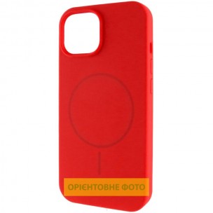 Чохол для iPhone 17 Epik Silk Full Protective (AA) NO LOGO with Magnetic Fit, силікон, Червоний / Red