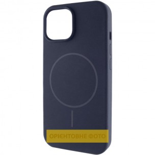 Чохол для iPhone 17 Epik Silk Full Protective (AA) NO LOGO with Magnetic Fit, силікон, Темно-синій / Midnight blue