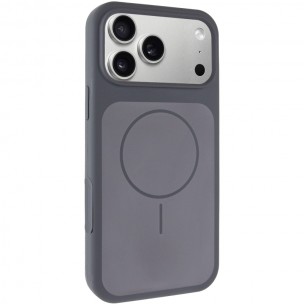 Чохол для iPhone 18 Pro / iPhone 17 Pro Epik Silk Duo Color з MagSafe, Сірий Чохол для iPhone 18 Pro / iPhone 17 Pro Epik Silk Duo Color з MagSafe, Сірий
