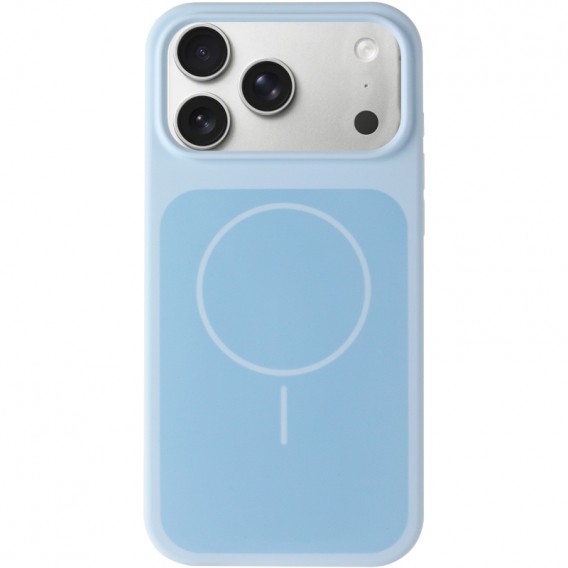 Чохол Silk Duo Color (AA) NO LOGO with Magnetic Fit для Apple iPhone 17 Pro / 18 Pro (6.3") Sky Blue Чохол Silk Duo Color (AA) NO LOGO with Magnetic Fit для Apple iPhone 17 Pro / 18 Pro (6.3") Sky Blue