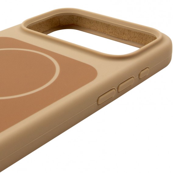 Чохол Silk Duo Color (AA) NO LOGO with Magnetic Fit для Apple iPhone 17 Pro / 18 Pro (6.3") Desert Gold Чохол Silk Duo Color (AA) NO LOGO with Magnetic Fit для Apple iPhone 17 Pro / 18 Pro (6.3") Desert Gold