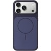 Чохол Silk Duo Color (AA) NO LOGO with Magnetic Fit для Apple iPhone 17 Pro / 18 Pro (6.3") Midnight Blue