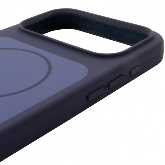 Чохол Silk Duo Color (AA) NO LOGO with Magnetic Fit для Apple iPhone 17 Pro / 18 Pro (6.3") Midnight Blue Чохол Silk Duo Color (AA) NO LOGO with Magnetic Fit для Apple iPhone 17 Pro / 18 Pro (6.3") Midnight Blue