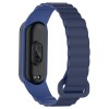 Ремінець Dual-color Magnetic для Xiaomi Mi Band 7/6/5/4/3 Navy Blue / Blue