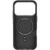 Чохол для iPhone 18 Pro / 17 Pro KVZV Triangular Pattern with Magnetic Fit, TPU + полікарбонат, Чорний / Black