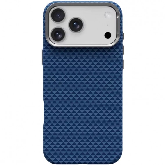 Чохол TPU+PC KVZV Triangular Pattern with Magnetic Fit для Apple iPhone 17 Pro / 18 Pro (6.3") Blue