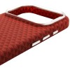 Чохол для iPhone 18 Pro / 17 Pro KVZV Triangular Pattern with Magnetic Fit, TPU + полікарбонат, Червоний / Red