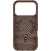Чохол-накладка для iPhone 18 Pro Max / 17 Pro Max KVZV Triangular Pattern, Хакі / Khaki