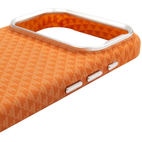 Чохол-накладка для iPhone 18 Pro Max / 17 Pro Max KVZV Triangular Pattern, Помаранчевий / Orange Чохол-накладка для iPhone 18 Pro Max / 17 Pro Max KVZV Triangular Pattern, Помаранчевий / Orange