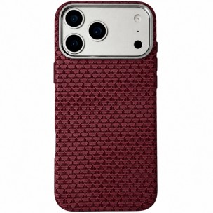 Чохол для iPhone 18 Pro Max / 17 Pro Max KVZV Triangular Pattern with Magnetic Fit, TPU + полікарбонат, Червоний / Red Чохол для iPhone 18 Pro Max / 17 Pro Max KVZV Triangular Pattern with Magnetic Fit, TPU + полікарбонат, Червоний / Red