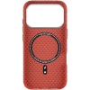 Чохол-накладка для iPhone 18 Pro Max / 17 Pro Max KVZV Triangular Pattern, Червоний / Red