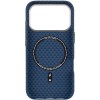 Чохол-накладка для iPhone 18 Pro Max / 17 Pro Max KVZV Triangular Pattern, Синій / Blue