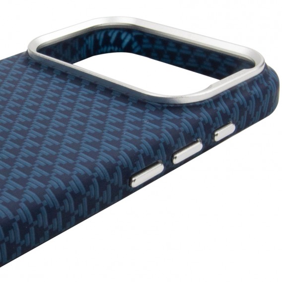 Чохол-накладка для iPhone 18 Pro Max / 17 Pro Max KVZV Triangular Pattern, Синій / Blue Чохол-накладка для iPhone 18 Pro Max / 17 Pro Max KVZV Triangular Pattern, Синій / Blue