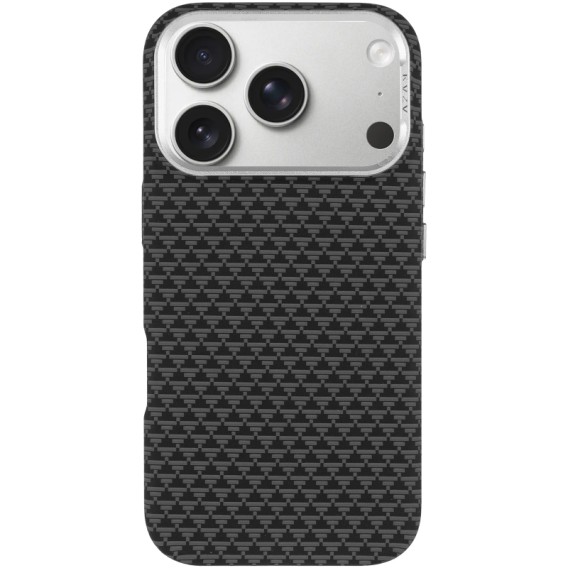 Чохол-накладка для iPhone 18 Pro Max / 17 Pro Max KVZV Triangular Pattern, Чорний / Black Чохол-накладка для iPhone 18 Pro Max / 17 Pro Max KVZV Triangular Pattern, Чорний / Black