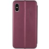 Шкіряний чохол-книжка Classy для Apple iPhone XR (6.1") Бордовий
