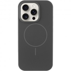 Чохол для iPhone 14 Pro Max Epik Silk Full Protective (AA) NO LOGO with Magnetic Fit, силікон, Сірий / Dark Gray
