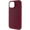 Чохол Silk Full Protective (AA) NO LOGO with Magnetic Fit для Apple iPhone 15 (6.1") Бордовий / Plum