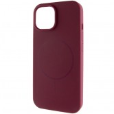 Чохол Silk Full Protective (AA) NO LOGO with Magnetic Fit для Apple iPhone 15 (6.1") Бордовий / Plum