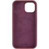 Чохол Silk Full Protective (AA) NO LOGO with Magnetic Fit для Apple iPhone 15 (6.1") Бордовий / Plum