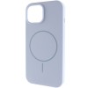 Чохол Silk Full Protective (AA) NO LOGO with Magnetic Fit для Apple iPhone 15 (6.1") Блакитний / Lilac Blue