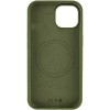 Чохол Silk Full Protective (AA) NO LOGO with Magnetic Fit для Apple iPhone 15 (6.1") Зелений / Dark Olive