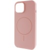 Чохол Silk Full Protective (AA) NO LOGO with Magnetic Fit для Apple iPhone 15 (6.1") Рожевий / Pink Sand
