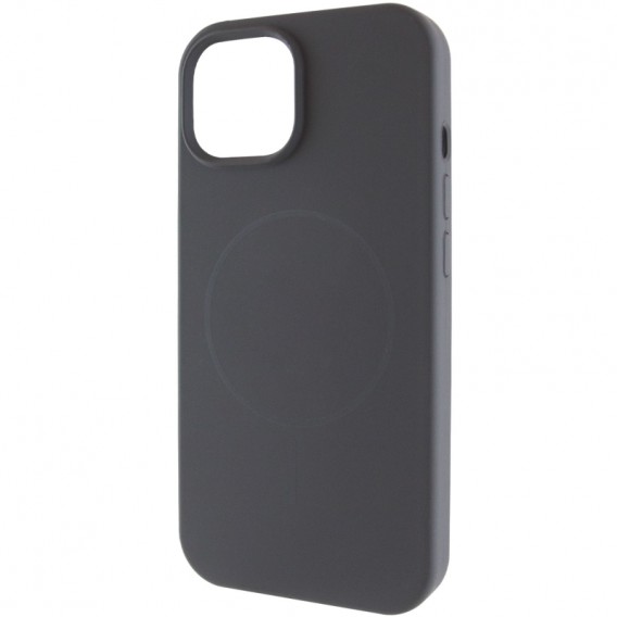 Чохол Silk Full Protective (AA) NO LOGO with Magnetic Fit для Apple iPhone 15 (6.1") Сірий / Dark Gray