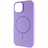 Чохол Silk Full Protective (AA) NO LOGO with Magnetic Fit для Apple iPhone 15 (6.1") Бузковий / Dasheen