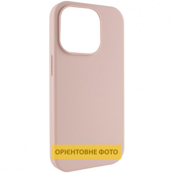 Чехол Silk (AA) NO LOGO with Magnetic Fit для Apple iPhone 16e / 17e (6.1") Розовый / Pink Sand